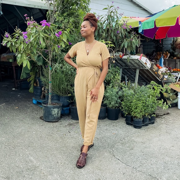 Sotela Tan Jumpsuit - Picture 6 of 6